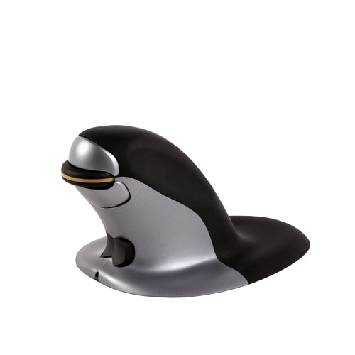 Fellowes Maus Penguin kabellos Größe S schwarz silber Fellowes Maus Penguin kabellos Größe S schwarz silber